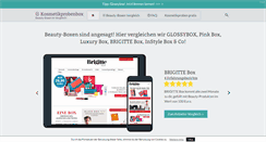 Desktop Screenshot of kosmetikprobenbox.de